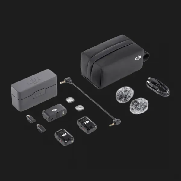 Мікрофонна радіосистема DJI Mic 2 (2TX+1RX+Charging Case)
