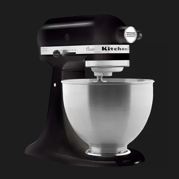 Планетарний міксер KitchenAid CLASSIC 4,3 л з відкидним блоком (Black)