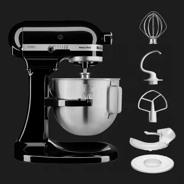 Планетарний міксер KitchenAid Heavy Duty 4,8 л з відкидним блоком (Black)
