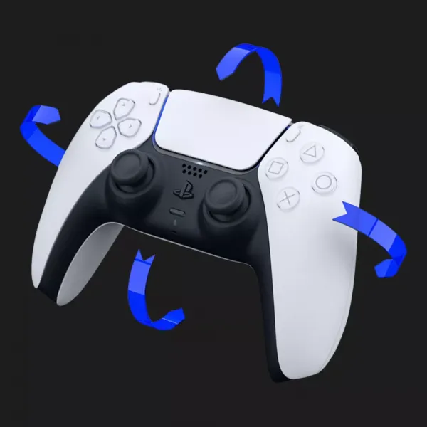 Безпровідний геймпад Sony PlayStation 5 DualSense (White) (UA)