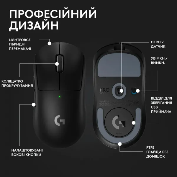Ігрова миша Logitech G Pro X Superlight 2 (Black) (UA)