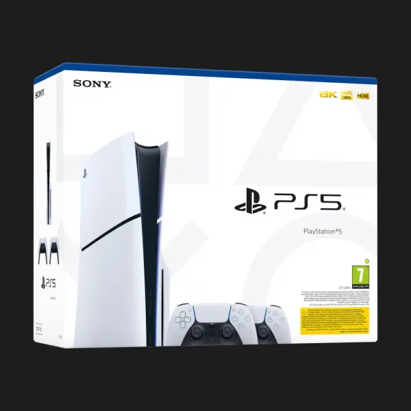 Ігрова приставка Sony PlayStation 5 Slim (BluRay) (1TB) + DualSense Wireless Controller (UA)