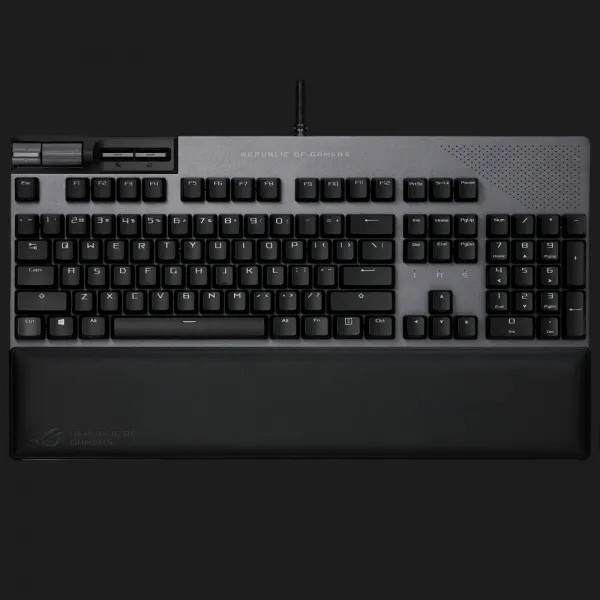 Клавіатура ігрова ASUS ROG Strix Flare II Animate NX Red EN PBT (Black) (UA)