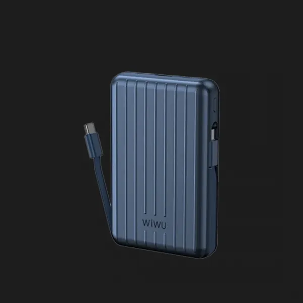 Power Bank WiWU Trunk Series Magnetic Wireless charging 20000mAh, 22,5w (PP04) (Blue)