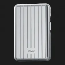 Power Bank WiWU Trunk Series Magnetic Wireless charging 20000mAh, 22,5w (PP04) (Silver)