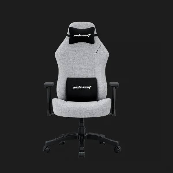 Крісло ігрове Anda Seat Luna Size L (Grey Fabric) (UA)