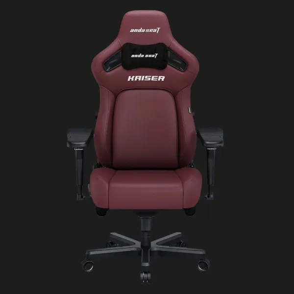 Крісло ігрове Anda Seat Kaiser 4 Size XL Premium PVC (Maroon) (UA)