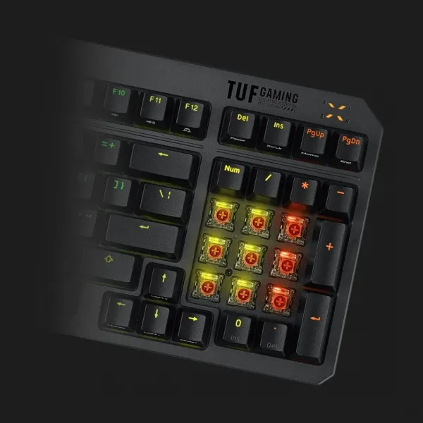 Клавіатура ігрова ASUS TUF Gaming K3 Gen II, EN/UK (Black) (UA)