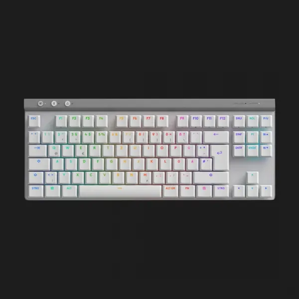 Клавiатура ігрова Logitech G515 Lightspeed TKL (White) (UA)