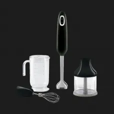 Блендер занурювальний SMEG з аксесуарами (HBF03BLEU) (Black)