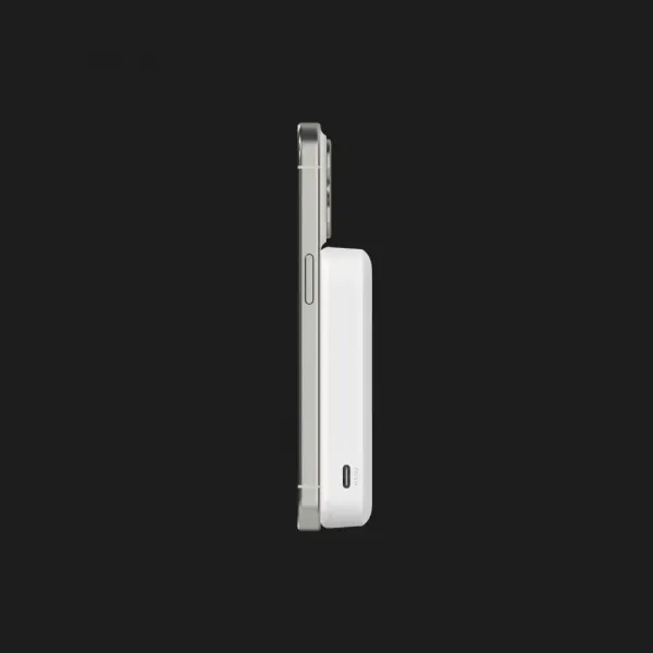 Зарядний пристрій Power Bank Belkin 8000mAh 15W, MagSafe Qi2 (White)