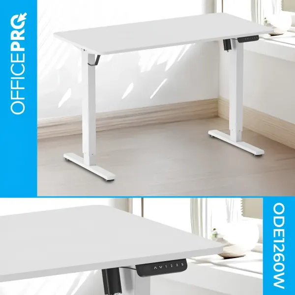 Комп'ютерний стіл OfficePro ODE1260W (White) (UA)