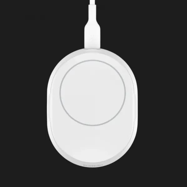 Безпровідна зарядка Belkin 15 Вт Magnetic Stand Qi2 (White)