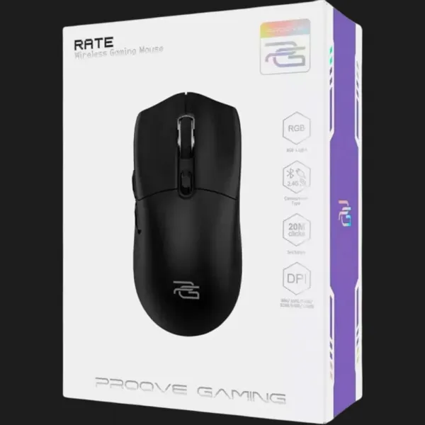Ігрова миша Proove Gaming Rate (Black) (UA)
