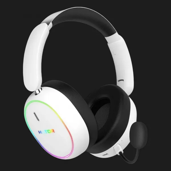 Ігрова гарнітура Hator Phoenix 2 Hi-Res wireless (White) (ESH41)