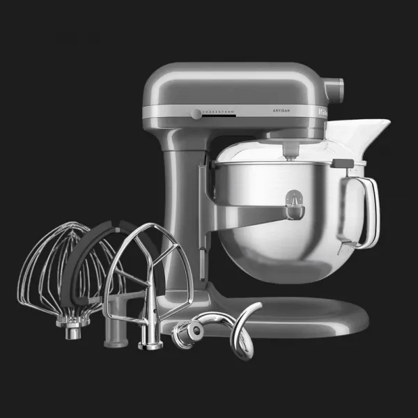 Планетарний міксер KitchenAid Artisan 6,6 л (Medallion Silver) (5KSM70SHXEMS)