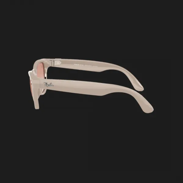 Смарт-окуляри Ray-Ban Meta Skyler Shiny Chalky Gray/Cinnamon Pink Gradient (RW4010 670013 52-20)