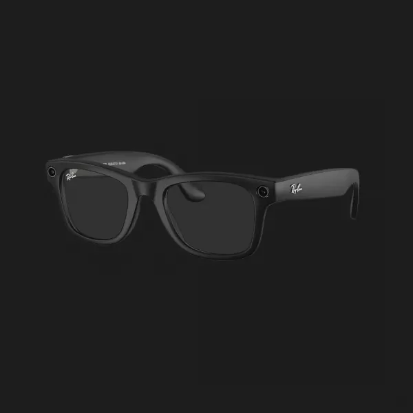 Смарт-окуляри Ray-Ban Meta Wayfarer Large Matte Black/Clear to Graphite Green Transitions (RW4008 601S1M 53-22) (L)