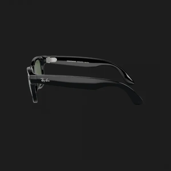 Смарт-окуляри Ray-Ban Meta Wayfarer Shiny Black/Green (RW4006 601/71 50-22) (M)