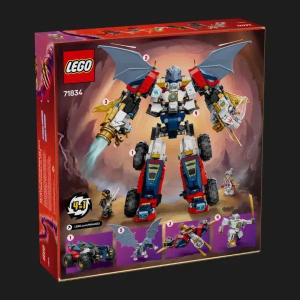 Конструктор LEGO Ninjago Ультраоб'єднувальний робот Зейна (71834)