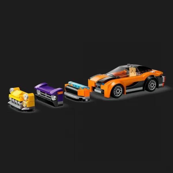 Конструктор LEGO City Вантажівка-транспортер зі спортивними авто (60408)