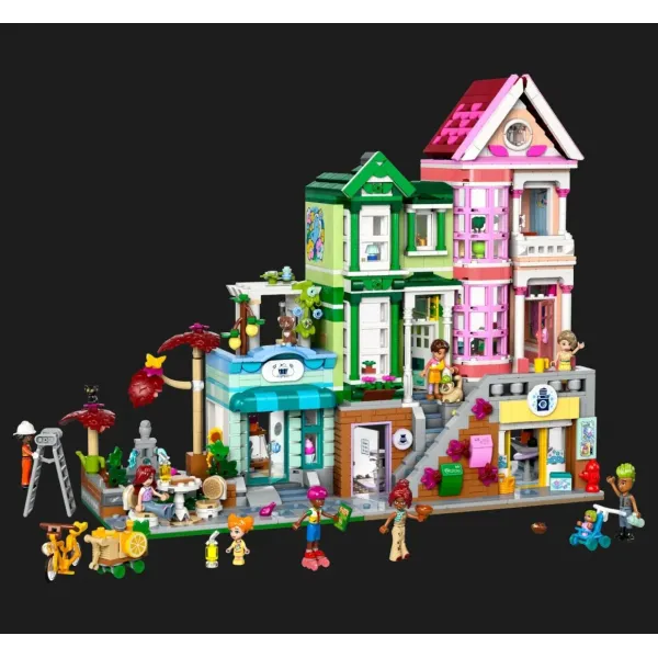 Конструктор LEGO Friends Хартлейк-Сіті. Квартири і крамниці (42670)