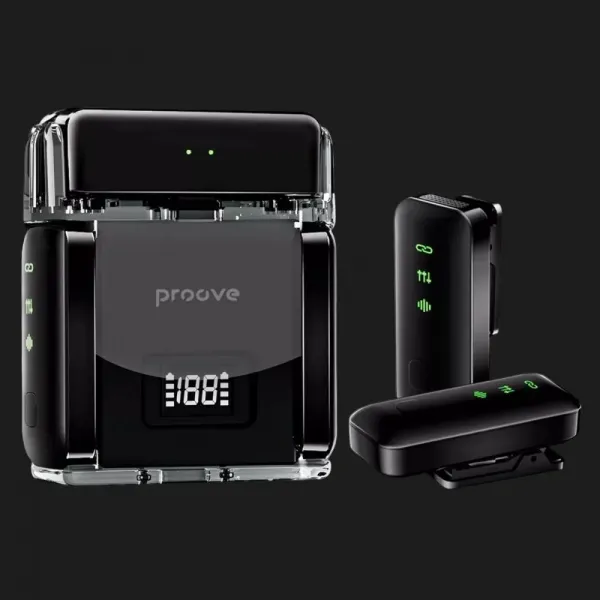 Бездротовий петличний мікрофон Proove Live (Type-C&Lighting) (UA)