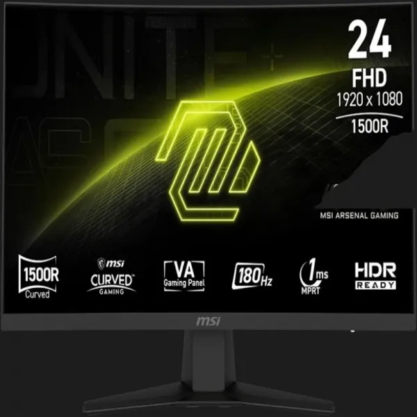 Монітор MSI 23.6” MAG 244C (9S6-3BB31H-027) (UA)