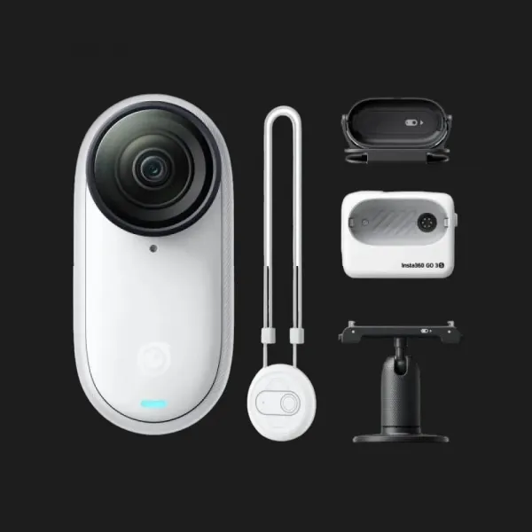 Екшн-камера Insta360 GO 3S 4K Standard Bundle 128GB (Arctic White)