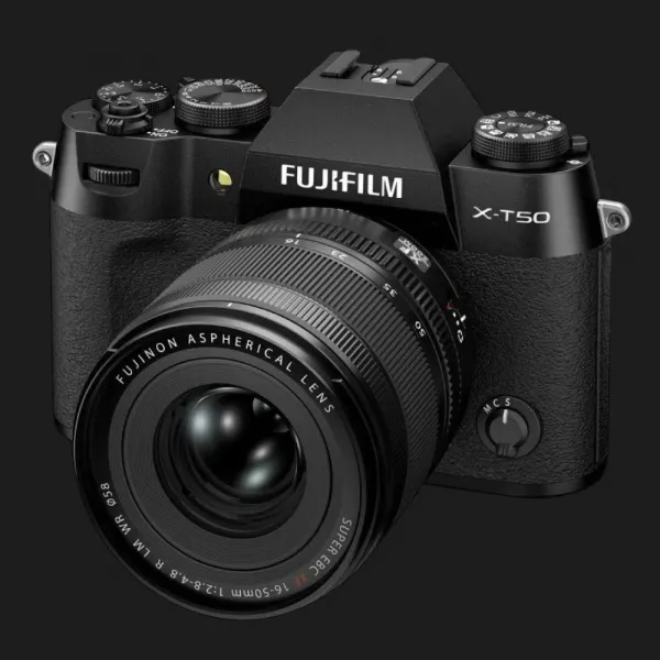 Цифровий фотоапарат Fujifilm X-T50 Kit 16-50mm f/2,8-4,8R LM WR (Black) (16828478) (Standard)