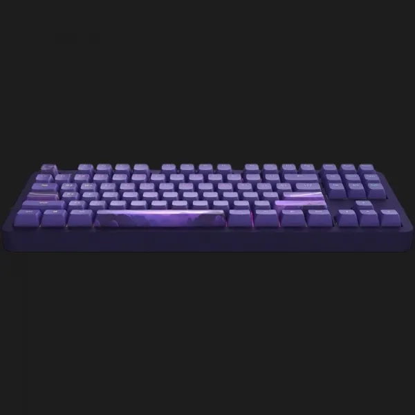 Клавіатура ігрова Dark Project ALU87 Celestial ENG/UA (Black/Dark Purple) (UA)