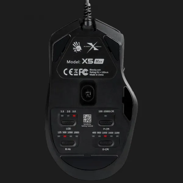 Ігрова миша Bloody X5 Max (Black) (UA)