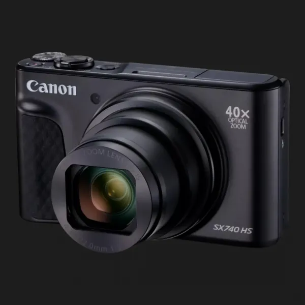 Компактний цифровий фотоапарат Canon PowerShot SX740 HS (Black) (2955C012) (Standard)