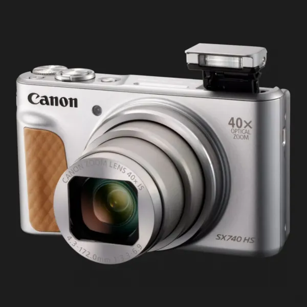 Компактний цифровий фотоапарат Canon PowerShot SX740 HS (Silver) (2956C012) (Standard)
