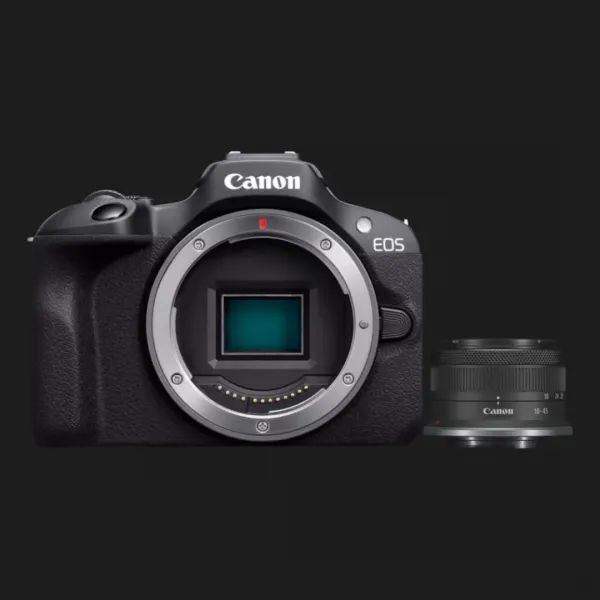 Цифровий фотоапарат Canon EOS R100 kit 18-45mm IS STM (6052C013) (Standard)
