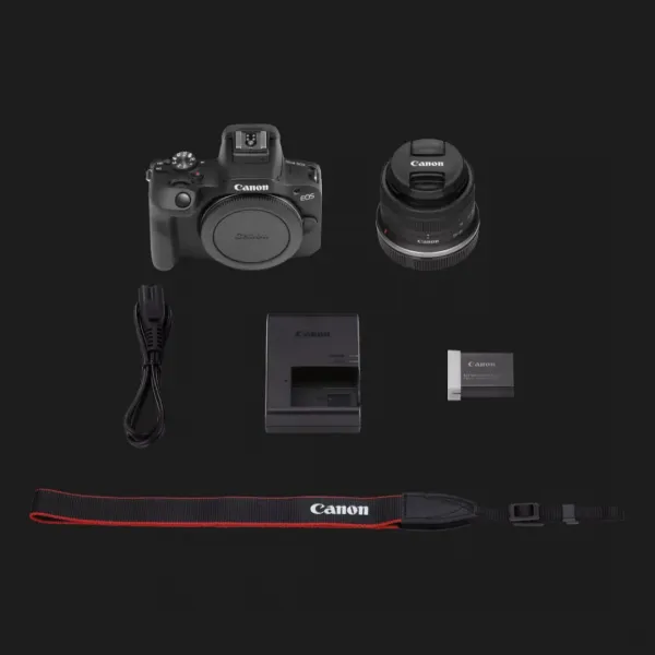 Цифровий фотоапарат Canon EOS R100 kit 18-45mm IS STM (6052C013) (Standard)
