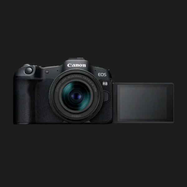 Цифровий фотоапарат Canon EOS R8 kit RF 24-50mm IS STM (Black) (5803C016) (Standard)