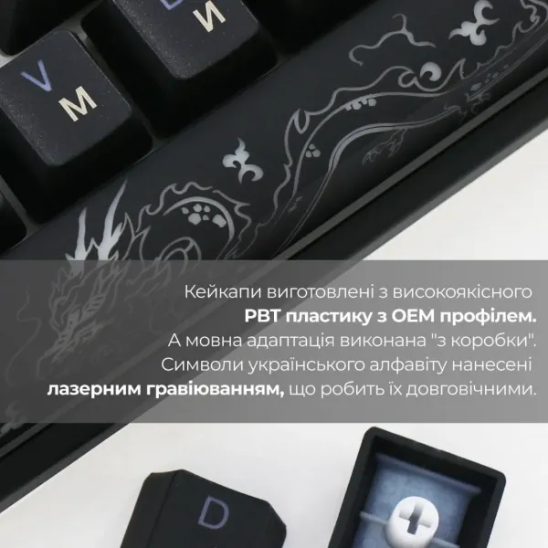 Клавіатура ігрова Ducky One 3 Mini Cherry MX Brown RGB (Black) (UA)