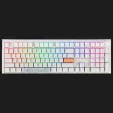 Клавіатура ігрова Ducky One 3 Cherry MX Silent red RGB (White) (UA)