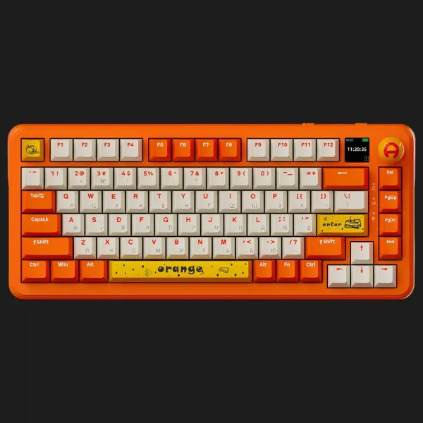 Клавіатура ігрова Ajazz (Orange) (AK820MAX-AS-OW) (UA)
