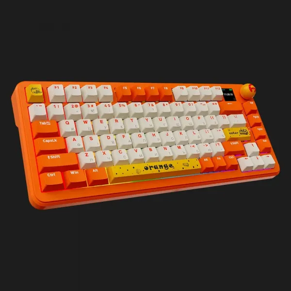 Клавіатура ігрова Ajazz (Orange) (AK820MAX-AS-OW) (UA)