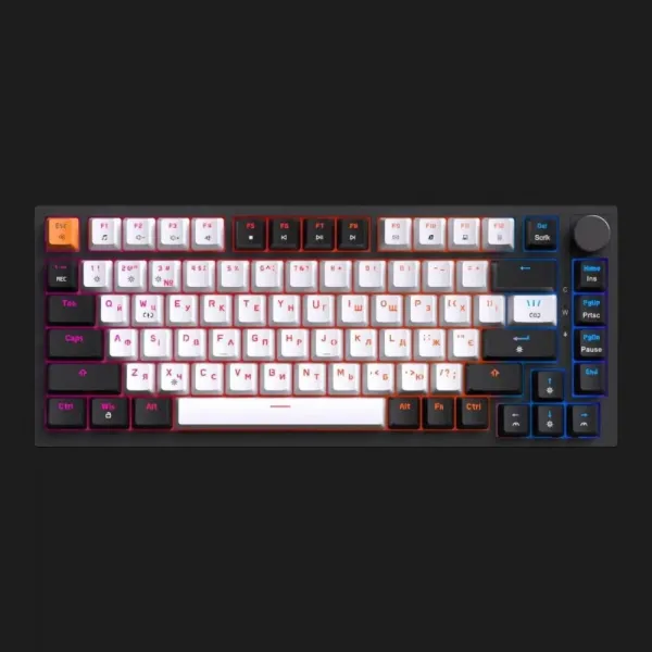 Ігрова клавіатура GamePro MK160B (Red) з Hot-Swap RGB Black (UA)