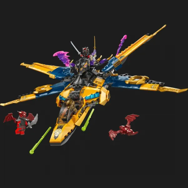 Конструктор LEGO Ninjago Суперштормовий реактивний літак Рас та Арін (71833)