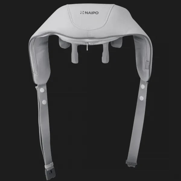 Масажер з підігрівом для плечей і шиї Naipo (Gray) (MGS-2301)