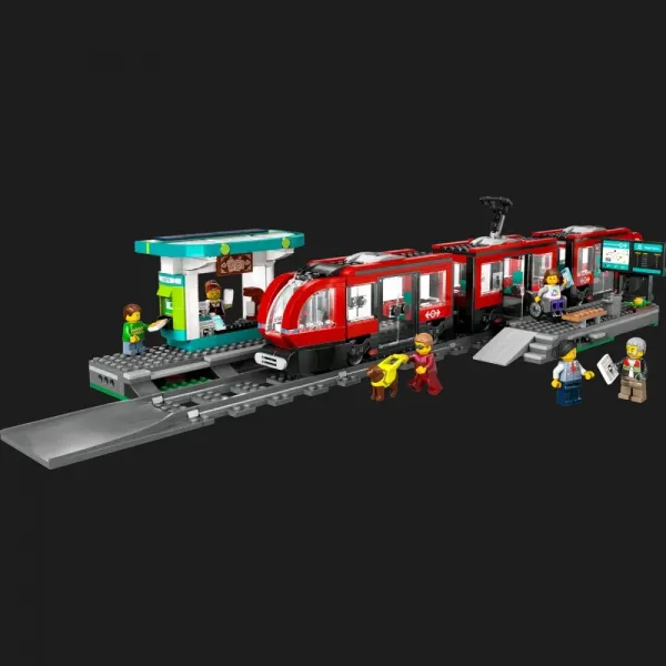 Конструктор LEGO City Трамвай і вокзал у центрі міста (60423)