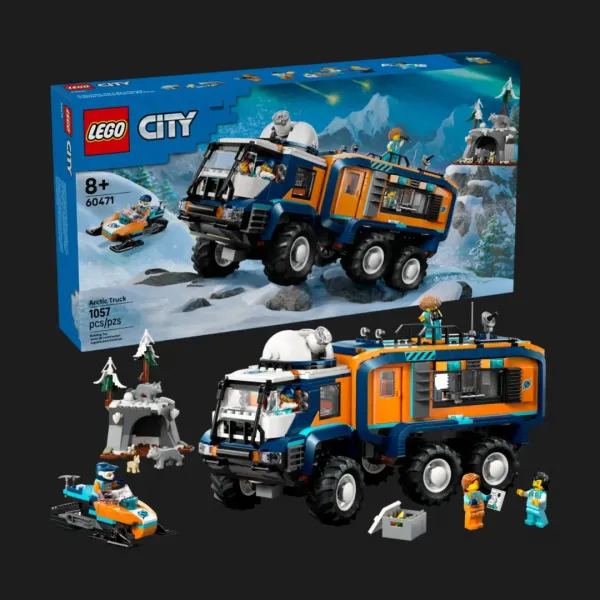Конструктор LEGO City Арктична дослідницька вантажівка з науковою лабораторією (60471)