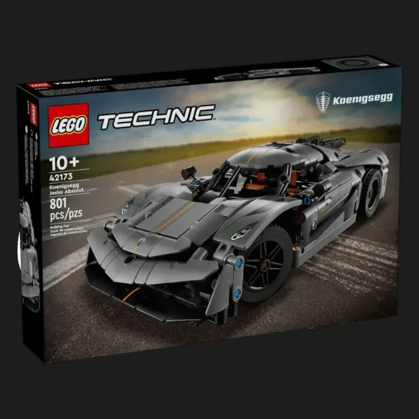 Конструктор LEGO Technic Koenigsegg Jesko Absolut — сірий гіперкар (42173)