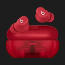 Навушники Beats Solo Buds (Transparent Red)