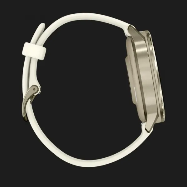 Garmin Venu 4 41mm Lunar Gold with Bone Silicone Band