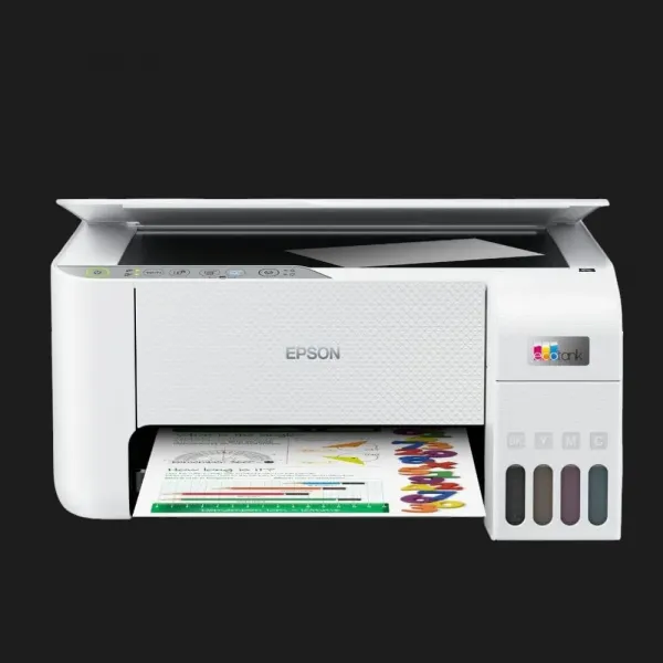 БФП Струменевий принтер Epson EcoTank L3276 (White) (C11CJ67436)